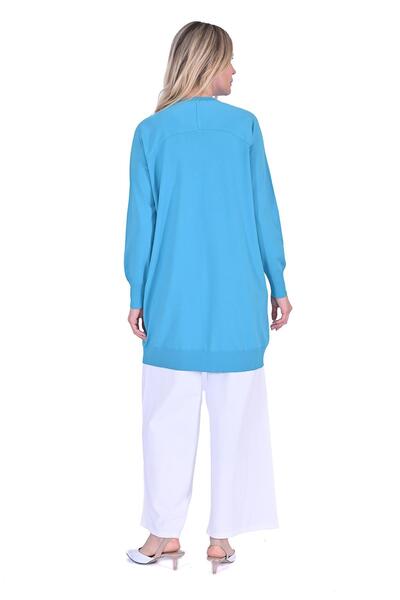 Invee Yusufcuk Knitwear Cardigan Turquoise