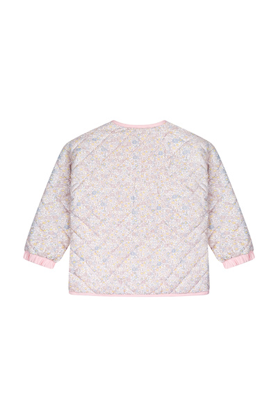 Miny Center Çiçek Baskılı Kız Bebek Ceket