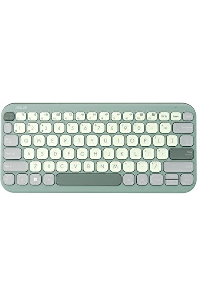 ASUS Wireless Keyboard KW100, Green Tea Latte