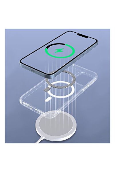 Flippy Προστατευτική θήκη για iPhone 14 Pro Max Mag Safe, μαγνητική φόρτιση 2 σε 1, ακρυλική, διαφανής