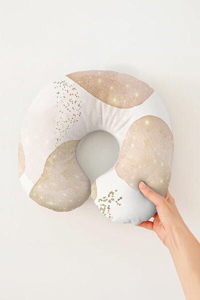 Evimde Bambaşka Ергономічна подушка для шиї з візерунком Boho Gold - Сучасна ...