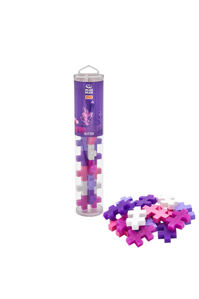 Plus Plus بلس-بلس بريق كبير (15 قطعة في أنبوب)