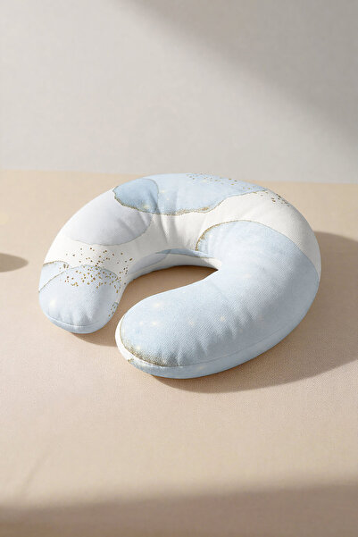 Evimde Bambaşka Pernă ergonomică pentru gât cu model abstract cu puncte albas...