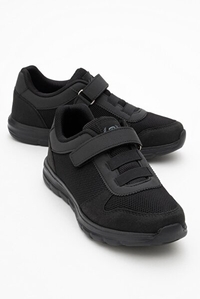 CCWAY AYAKKABI Pantofi sport anorak cu velcro pentru femei NEGRU NEGRU