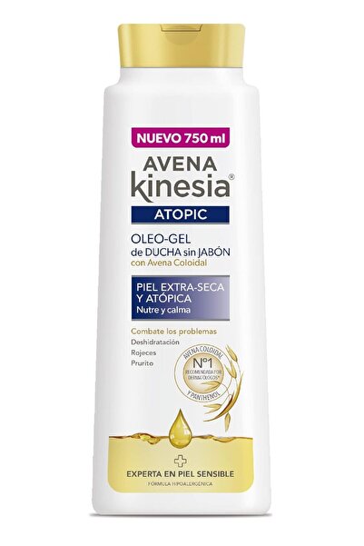 Avena Kinesia Oleo Gel de Ducha Sin Jabón para Piel Extra Seca și Atópica