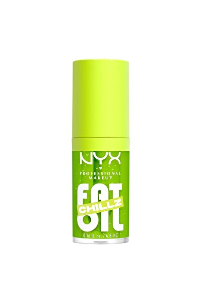 NYX Professional Makeup Fat Oil Chillz, Kiwi Freezie – Luciu de buze strălucitor cu gheață