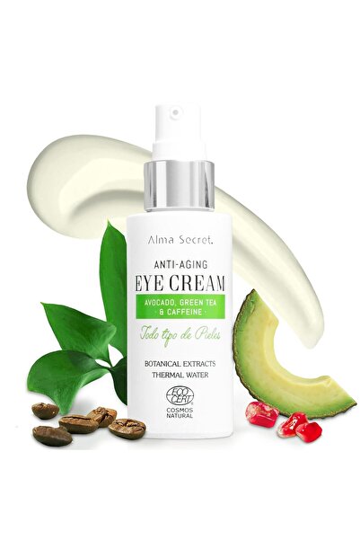 Alma Secret Cremă anti-îmbătrânire pentru ochi cu avocado și ceai verde - 30 ml