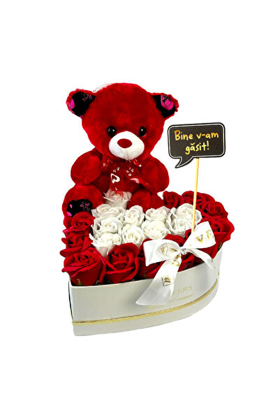 velve Σετ ευθραυστότητας για κορίτσια, σαπουνόφουσκες, αρκουδάκι, μήνυμα με τ...