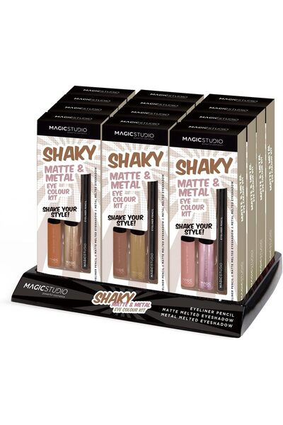 Magic Studio Kit creion de ochi Shaky Eye Colour & fard de pleoape mat topit ...