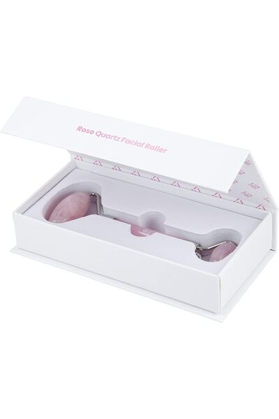 TB TOOLS FOR BEAUTY T4B ilu Rose Quartz Roller for All Skin Types