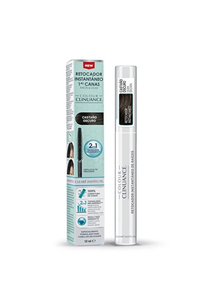 Clearé Institute Colour Clinuance | Retușare instantanee temporară pentru primele fire de păr gri, rădăcini și sprâncene | Quick and E