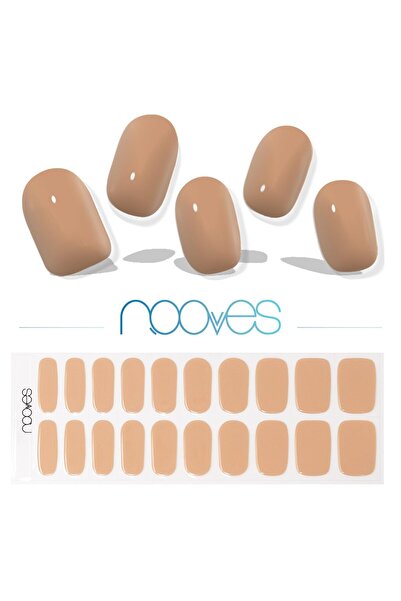 Nooves Premium Luxe Gel Nail Sheets #Cru Au Soleil - 20 Units