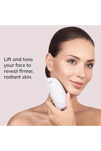 Geske | SmartAppGuided Sonic Thermo Facial Brush & Face Lifter | 8 in 1 | Skin Cleansing & Anti-Wrin