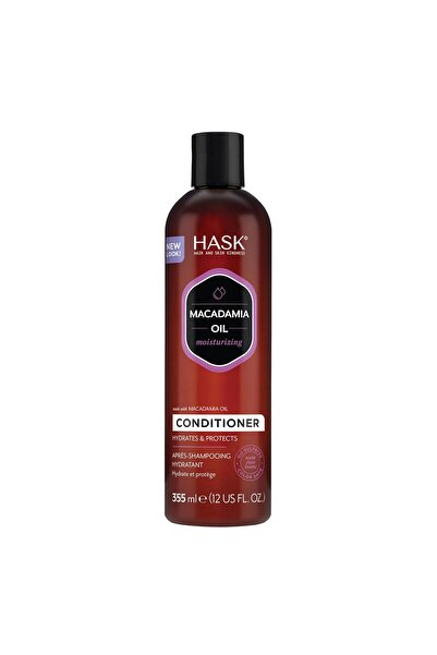 HASK Moisturizing Conditioner with Macadamia Oil – For All Hair Types, Color-Safe, and Cruelty-Fre