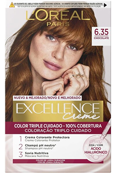 L'Oreal Paris L´Oréal Paris Excellence Creme Permanent Hair Dye - Tone 6.35 Chocolate