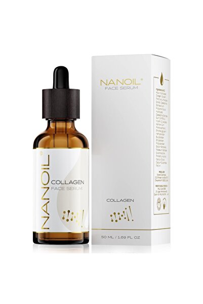 Nanoil Ser facial cu colagen 50ml - Ser anti-îmbătrânire, netezitor și rejuve...