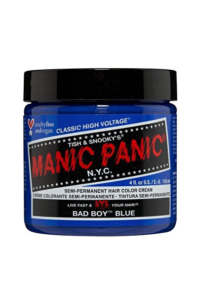 Manic Panic Vopsea de păr semipermanentă Bad Boy Blue Classic Cream, vegană, ...