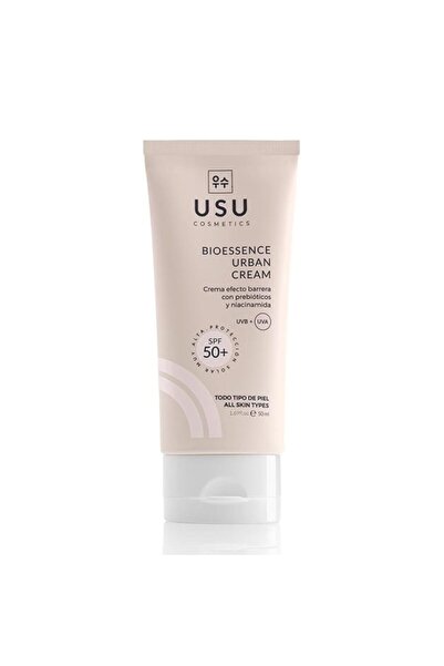 USU Cosmetics Tagescreme für das Gesicht - Bioessence Urban Cream - 50 ml - Barriere-Effekt mit Niacinamid - SPF