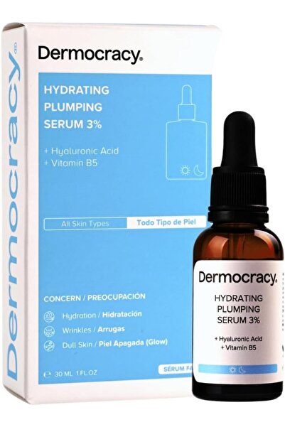 Dermocracy Ser facial 3% [ACID HIALURONIC + VITAMINĂ B5] 30 ml
