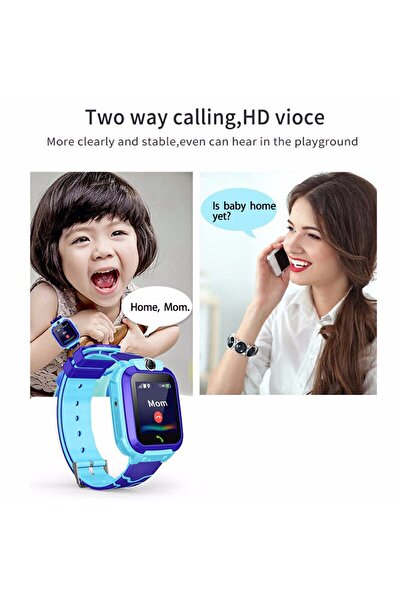 Generic 1.44 Inch Touch Screen SOS Call Anti-Lost Monitor Kids Smart Q12 Watch