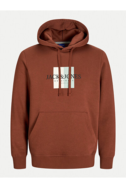 Jack & Jones Ανδρικό Φούτερ Jack Jones 12262513 Καφέ