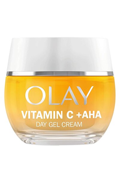 OLAY Vitamin C Gel Moisturizing Day Cream for Face, Skincare with Lactic Acid (AHA), 99% Pure Niacin