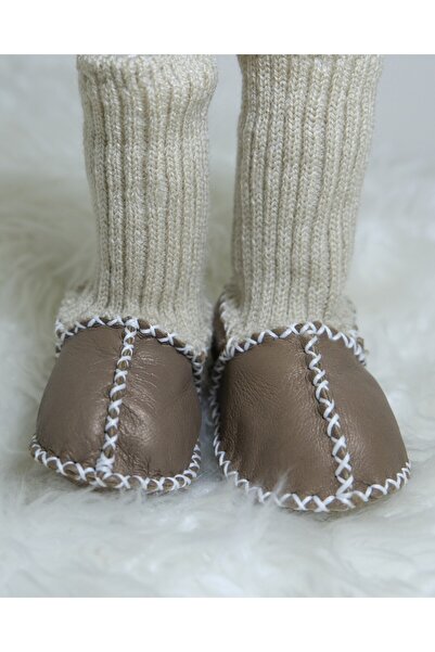 TTY Baby Booties Furry Genuine Lambskin