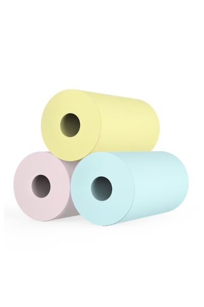 Stone Set of 3 Thermal Paper Rolls, Stone® Color, Universal, For Printing Cam...