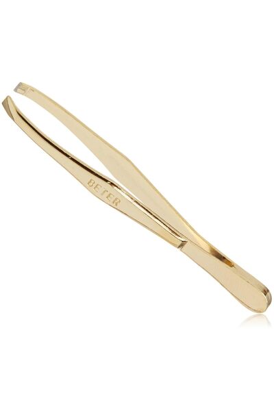 Beter - Pensetă cu vârf drept aurie