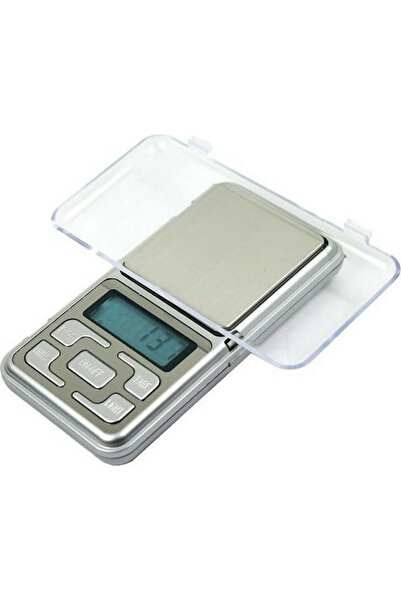 Dictro Lux Cântar de buzunar MH-500 – 500 g, precizie 0,1 g, funcție TARE, design compact argintiu