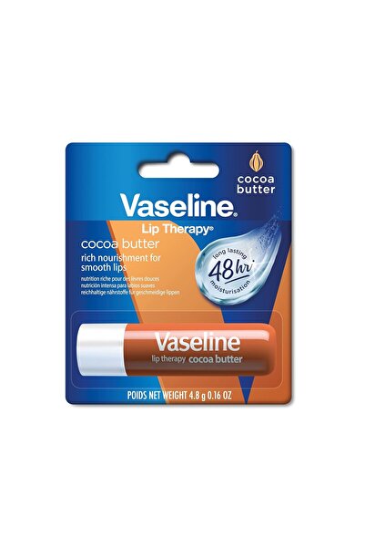 Vaseline Lip Therapy Lip Balm, 4.8 g, Nourishing Cocoa Butter