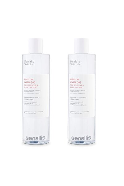 sensilis - 2-Pack Micellar Water, Removes Makeup and Soothes Redness, Sensitive Skin, Hyaluronic Aci