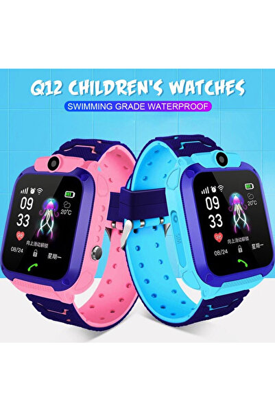 Generic 1.44 Inch Touch Screen SOS Call Anti-Lost Monitor Kids Smart Q12 Watch