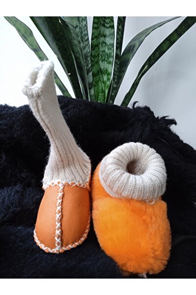 TTY Baby Booties Furry Genuine Lambskin