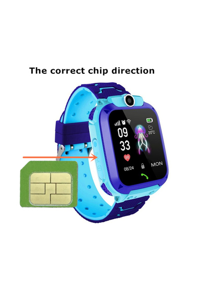 Generic GPS LBS Tracking Kids Smart Watch Q 12