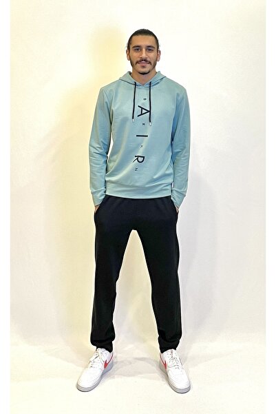 Superlife Ανδρικό φούτερ με κουκούλα Superlife Regular Fit Air Printed Thin SPR22SW162