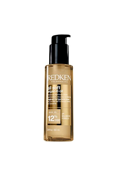 REDKEN Hair Oil - Intensive Care for Dry and Brittle Hair, Revitalizing and Hydrating with Omega-6 a