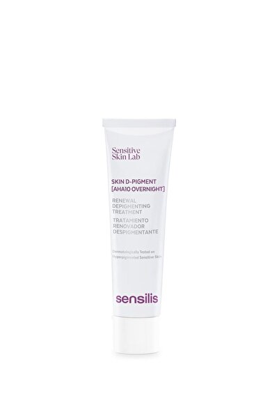 sensilis Skin D-Pigment AHA10 Overnight Cream, Pigment Correcting Cream, Anti-Blemish, 30 ml