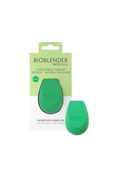 Ecotools Té Verde Bioblender - Makeup Sponge - Green - Foam - Teardrop Shape - Makeup
