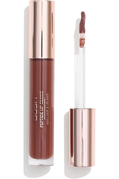 Gosh Copenhagen Gosh, Peptide, Vegan, Strălucire, Luciu de buze, 006, Brownie...