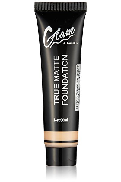 Glam Of Sweden Fond de ten TRUE MATTE 30ml, Flüssig, Schwarz