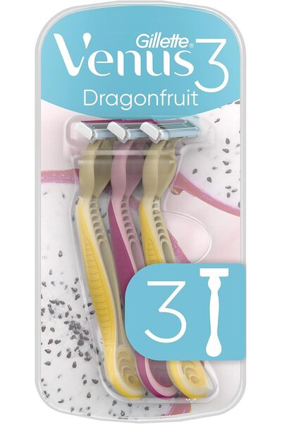 Gillette Venus 3 aparate de ras de unică folosință Dragonfruit pentru femei, ...