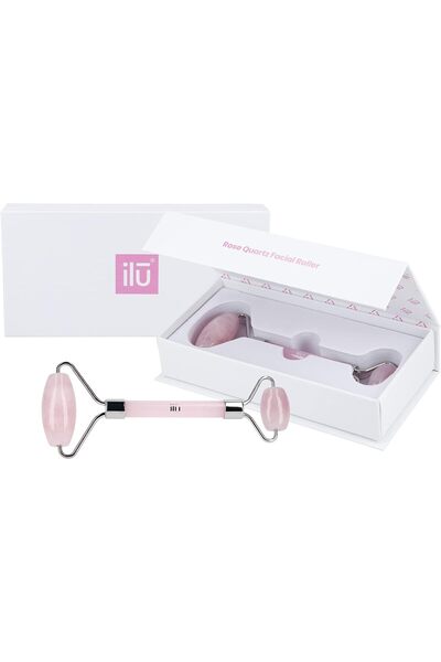 TB TOOLS FOR BEAUTY T4B ilu Rose Quartz Roller for All Skin Types
