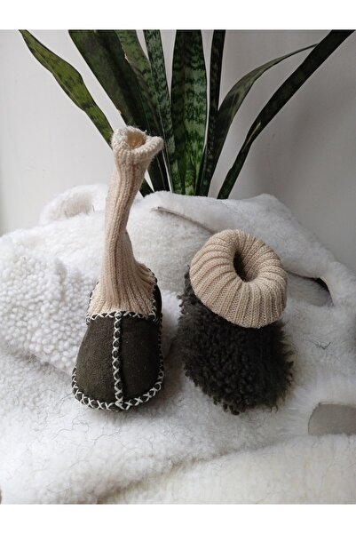TTY Baby Booties Furry Genuine Lambskin