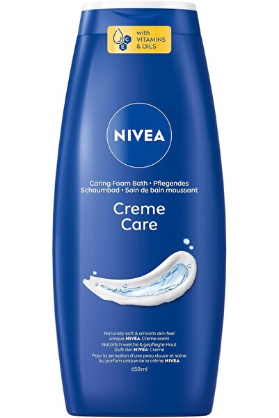 NIVEA Creme Care Nourishing Foam Bath - For Relaxing Care Moments (650 ml)