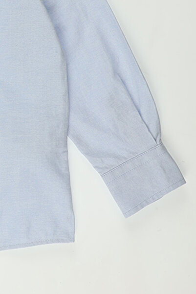 Panço Erkek Beyaz Dokuma Gömlek Yaka Gömlek