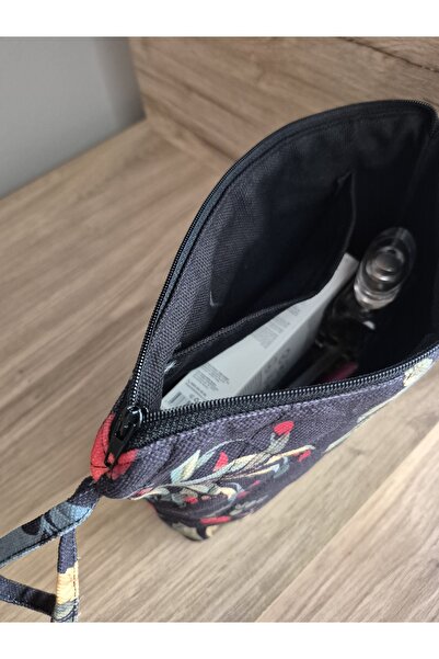 Handream Quilted Forest Berries Patterned (Makeup Bag/Handbag/Bag-Suitcase Organizer)