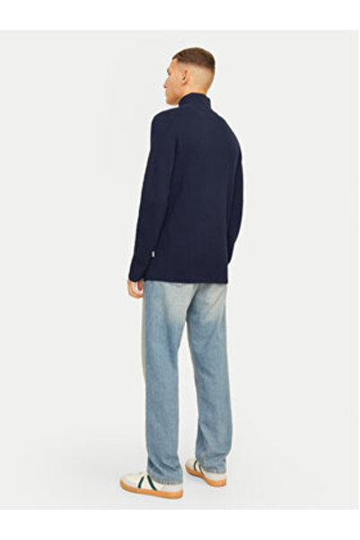 Jack & Jones Ανδρικό Πουλόβερ Jack Jones 12257773 Μπλε Σκούρο Μπλε