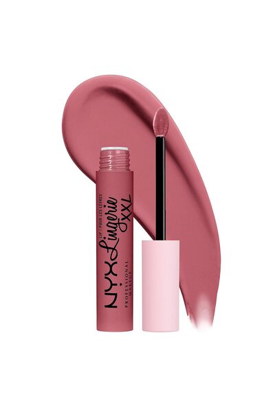 NYX Professional Makeup Lip Lingerie XXL, Liquid Lipstick for Long Lasting Hold, Vegan Formula, Flau
