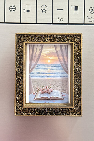 ZAP AKSESUAR Magnet Çerçeve, Boyutlu Klasik Tarz Minyatür Çerçeve Magnet